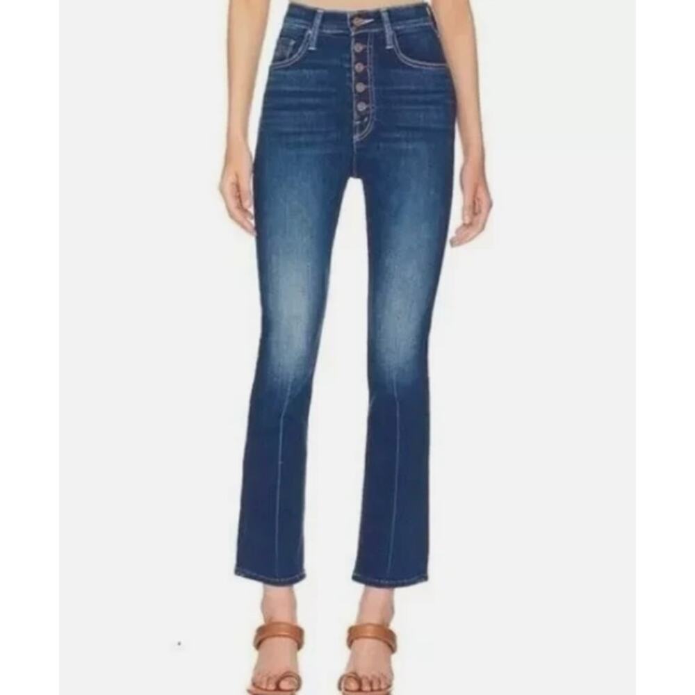 Mother The Pixie Rider Ankle Mediterranean Muse Jeans Size 31 NWT